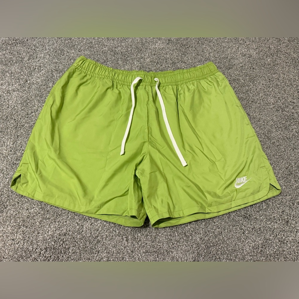 Nike SW Sport Essentials Men's Woven Lined Flow Shorts DM6829-332 Green
